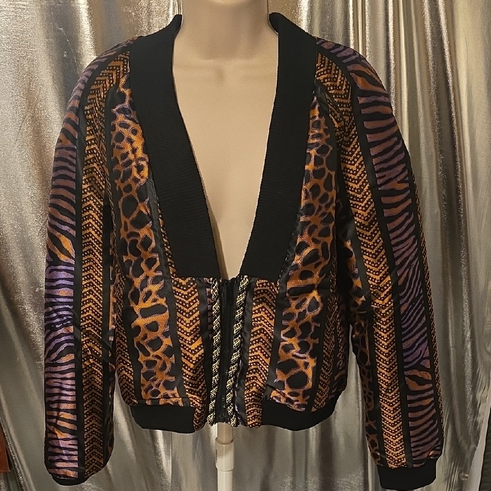 Endless Ross Multicolor Animal Print Jacket